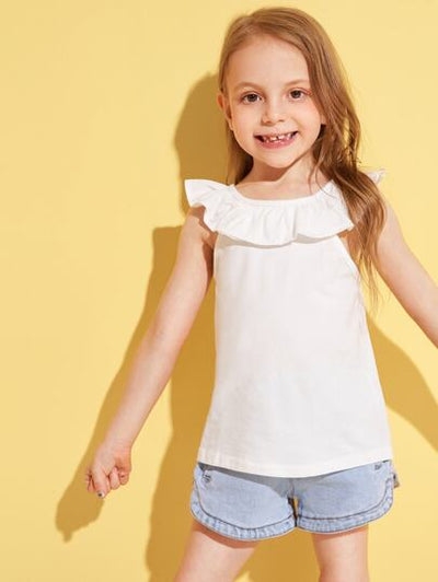 Toddler Girls Peter Pan Collar Blouse SD