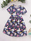 Baby Girl Unicorn Pattern Dress SD