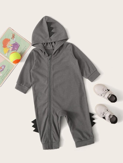 Baby Boy Dinosaur Decor Zip Bodysuit SD