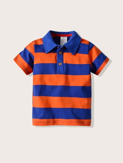 Baby Boy Striped Polo Shirt SD