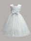 Toddler Girls Floral Applique Party Dress SD