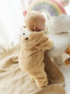 Baby Flannel Colorblock 3D Ears Patched Sleepwear SD