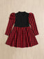 Baby Houndstooth Puff Sleeve Dress SD