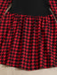 Baby Houndstooth Puff Sleeve Dress SD