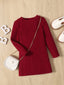 Baby Ribbed Knit Tee Dress SD