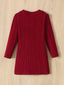 Baby Ribbed Knit Tee Dress SD