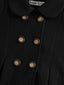 Baby Double Breasted Fold Pleated Peter Pan Collar Coat SD