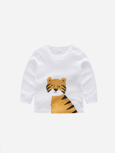 Toddler Boys Tiger Print Tee SD