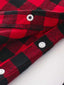 Baby Boy Flap Pocket Gingham Print Jumpsuit SD