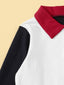 Toddler Boys Cut And Sew Deer Print Polo Shirt SD