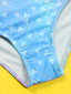 Girls Fish Scales One Piece Swimsuit SD