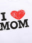 Baby Girl Heart And Slogan Graphic Tee Bodysuit SD
