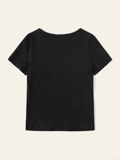 Toddler Boys Slogan Print Tee SD