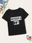 Toddlers Boys Mama Boy Graphic Tee SD